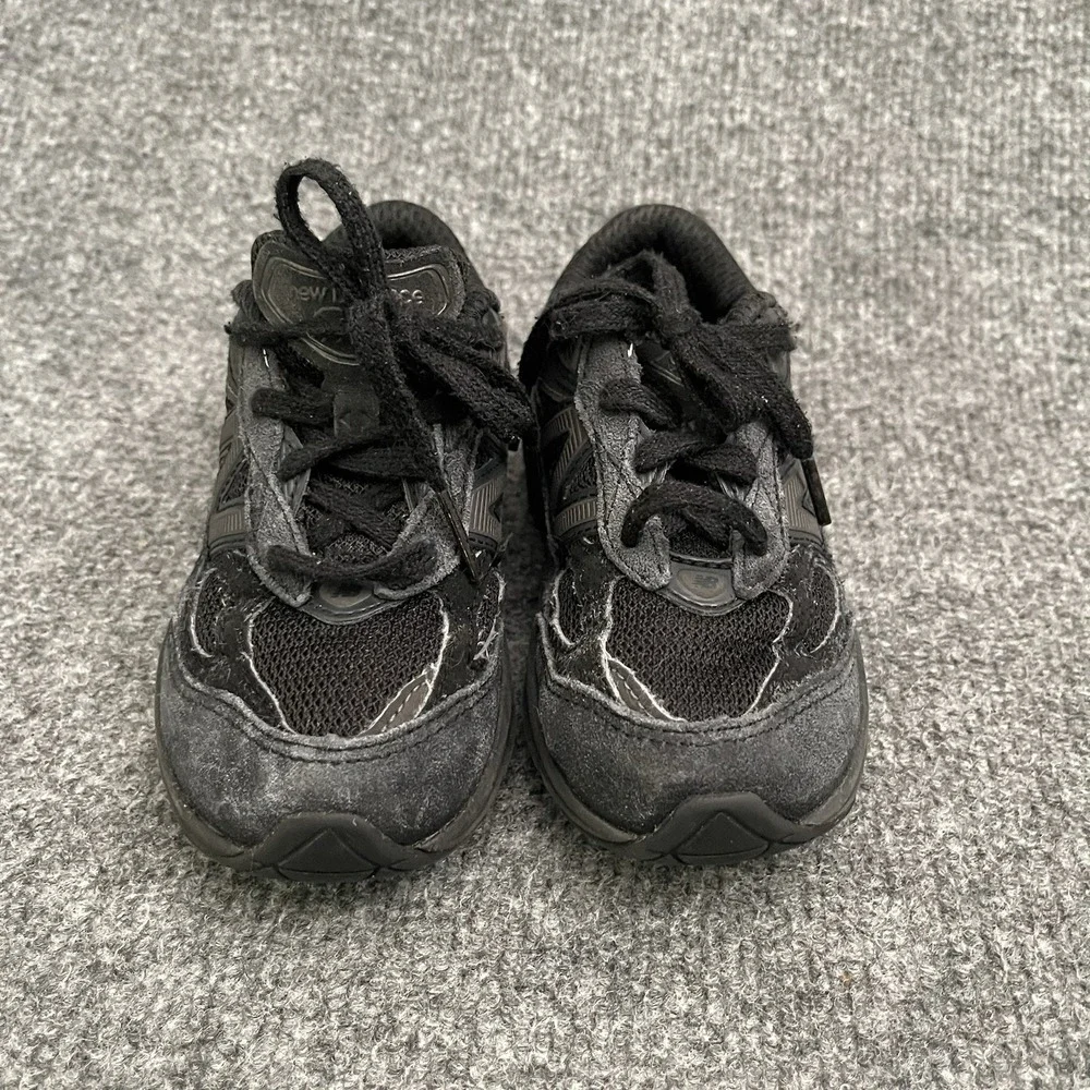 New Balance 990 v6 Shoes Toddler Kid Sz 8.5 Black IC990BB6